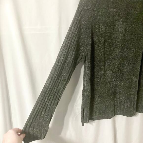 Karen Scott Women's L Vintage Grey Knit Sweater - Picture 7 of 11